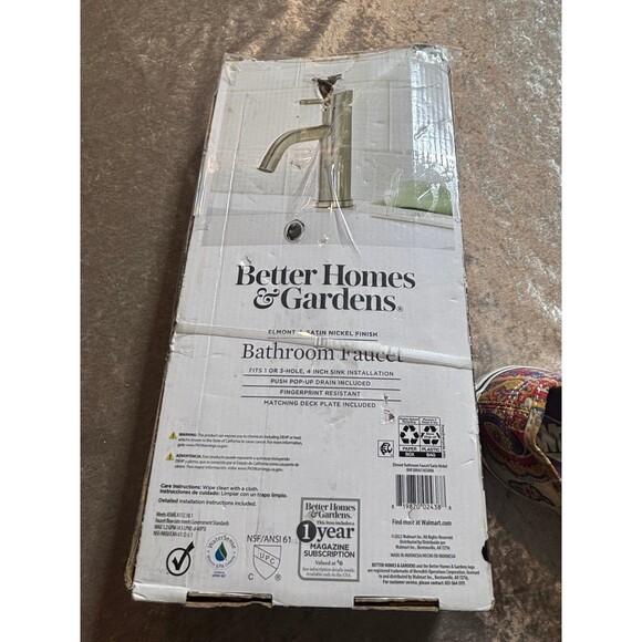 Nwt bathroom single whole bathroom faucet - Picture 2 of 4